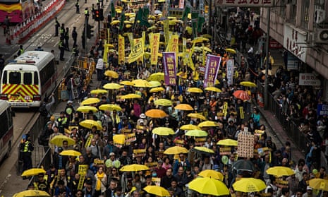 Pro Democracy Supporters Stage A Rally In Hong Kong