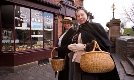 Black Country Museum guides in action in Dudley.
