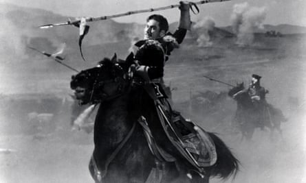 Errol Flynn in The Charge of the Light Brigade