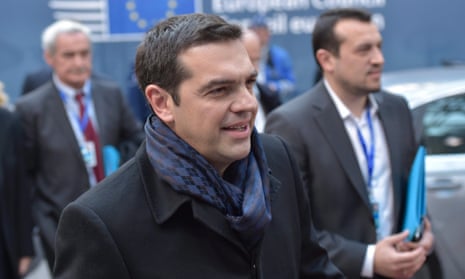 Alexis Tsipras arrives summit