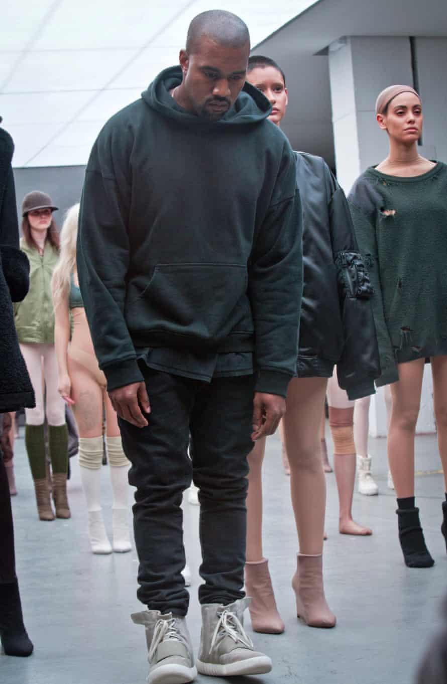 Kanye West Debuts Fashion Line And New Song At New York Fashion Week Fashion The Guardian Kanye West Debuts Fashion Line And New Song At New York Fashion Week Fashion The Guardian