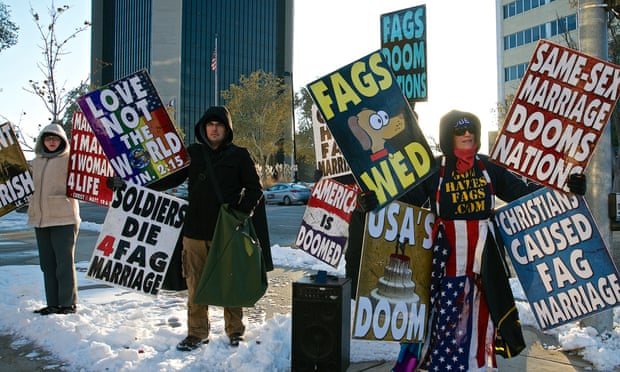 gay marriage protesters