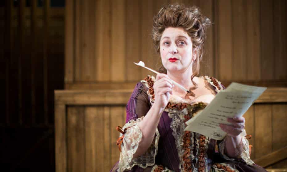 Caroline Quentin as Fanny Hill at Bristol Old Vic