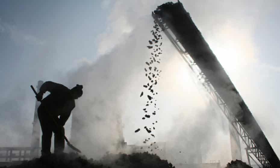 Coal worker Baicheng, China