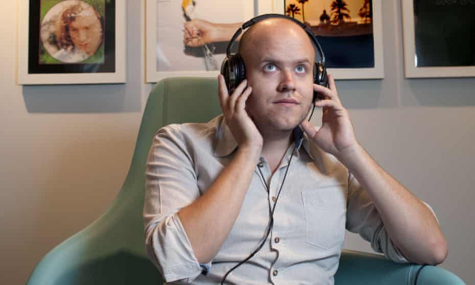 Spotify's Daniel Ek at the streaming company's London office