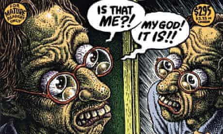 Robert McCrumb's self-portrait in 1994 for the first issue of Self-Loathing Comics.