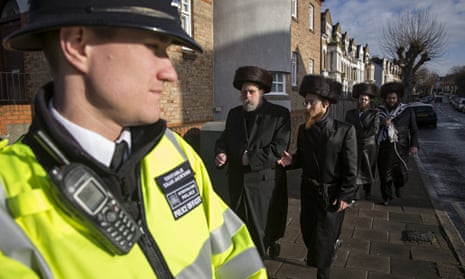 Police Patrols In London Jewish Community