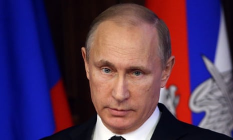 Russia's president, Vladimir Putin.
