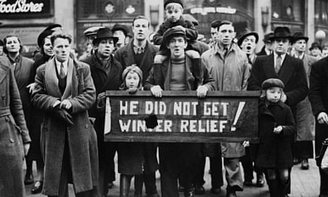 Labour Demonstration In England During The Thirties