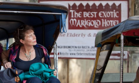 Celia Imrie in The Best Exotic Marigold Hotel