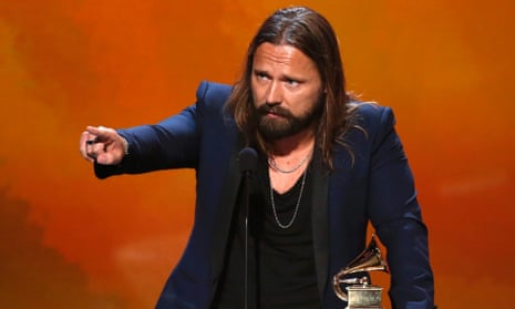 Max Martin accepts the award for Producer of the Year, Non-classical, during the pre-telecast awards at the 57th annual Grammy Awards in Los Angeles, 
