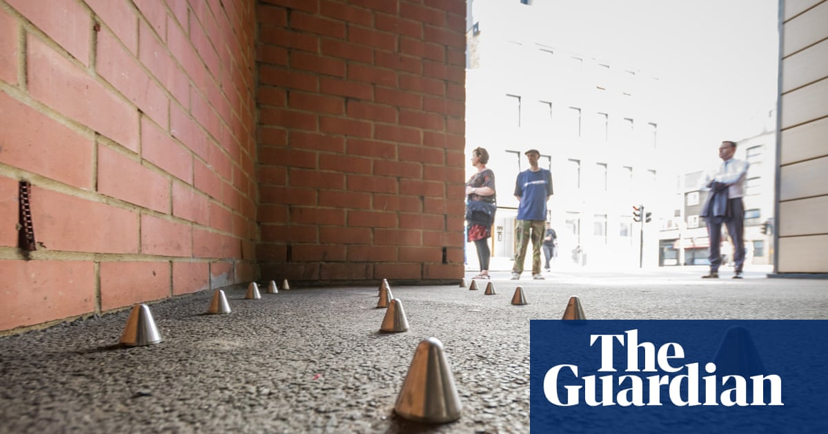 Anti Homeless Spikes Sleeping Rough Opened My Eyes To The City S Barbed Cruelty Homelessness The Guardian Anti Homeless Spikes Sleeping Rough Opened My Eyes To The City S Barbed Cruelty Homelessness The Guardian