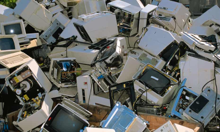 Pile of computers