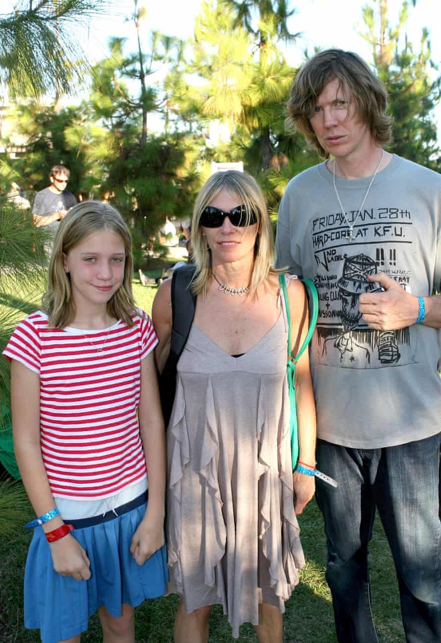Kim Gordon, Thurston Moore and daughter Coco Hayley Gordon Moore in 2005.
