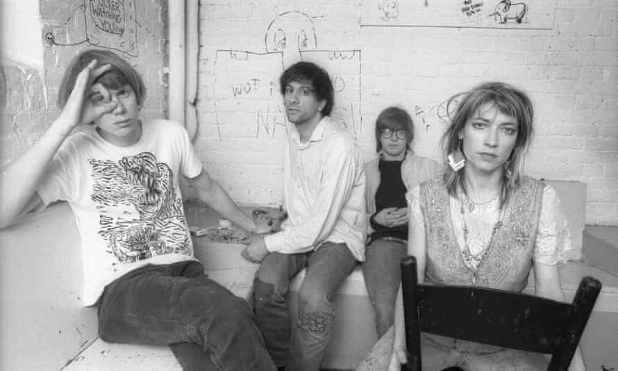 Sonic Youth in the Netherlands in 1986.