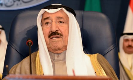 Kuwait's emir, Sheikh Sabah Al-Ahmad Al-Jaber Al-Sabah.