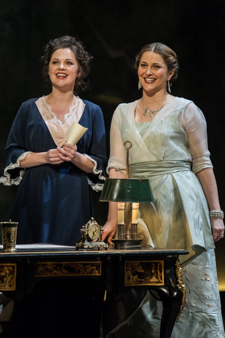 Silvia Moi as Susanna and Ana Maria Labin as the Countess in Opera North's new production.