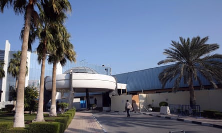 Al-Jazeera's main office building in Doha, Qatar. 