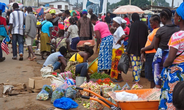 Market in Monrovia, Liberia