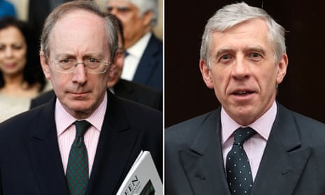 Sir Malcolm Rifkind (left) and Jack Straw.