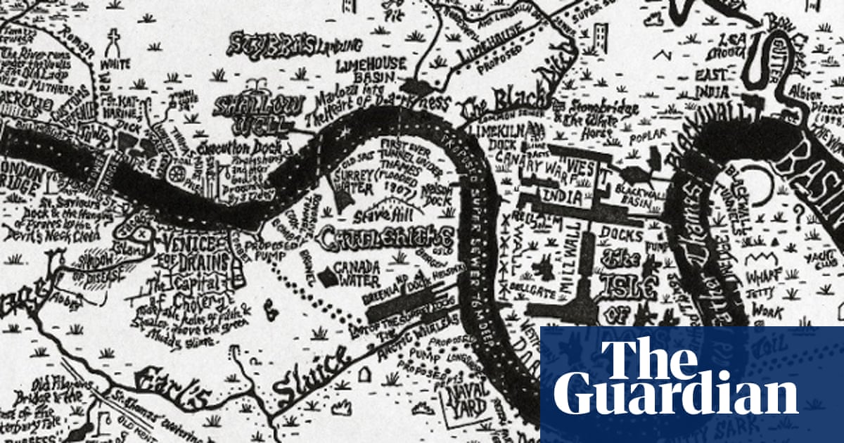 Stephen Walter London Map Rivers of London: Stephen Walter map strips capital back to its  Stephen Walter London Map Rivers of London: Stephen Walter map strips capital back to its