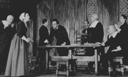 A scene from a 1953 production of The Crucible.