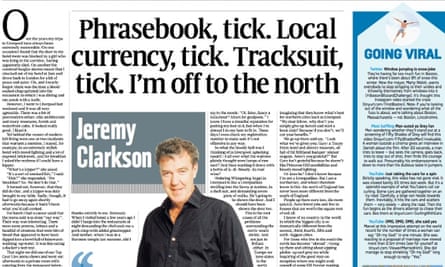Jeremy Clarkson's Sunday Times column