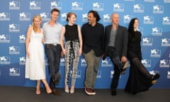 The cast and director of Birdman at last year;s Venice Film Festival.