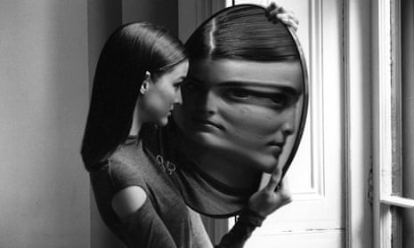 Duane Michals heisenberg's magic mirror of uncertainty 1998 shot for French Vogue