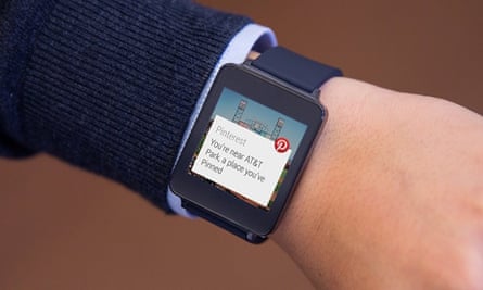Pinterest's first smartwatch app for Android Wear.