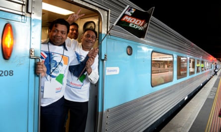 Modi supporters travel to Sydney visit