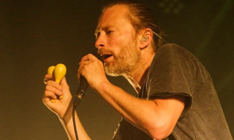 Thom Yorke performing live in July 2013