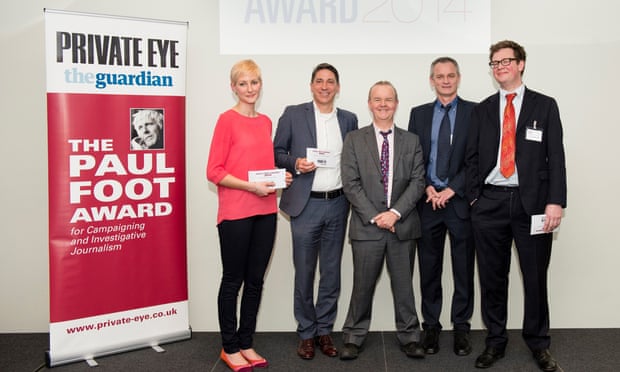 Paul Foot Award 2014 winners