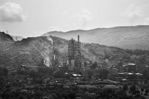 The Gagal cement works at Barmana sits uneasily in the hilly landscape of Himachal Pradesh.