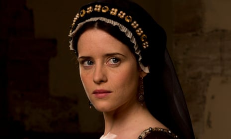 Claire Foy as Anne Boleyn in Wolf Hall.