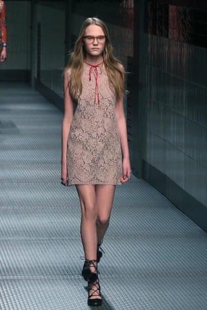 Models present creations from the Autumn/Winter 2015 collection.