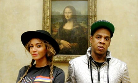Beyoncé, Jay Z and the Mona Lisa.