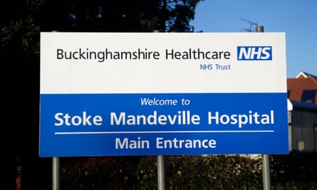 Stoke Mandeville hospital near Aylesbury, Buckinghamshire.