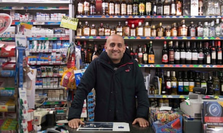 Store owner Raj Banga in Channel 4's Immigration Street.