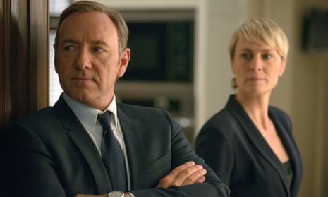 Data difference …  Kevin Spacey and Robin Wright in Netflix drama, House of Cards. Video streaming services hog bandwidth .