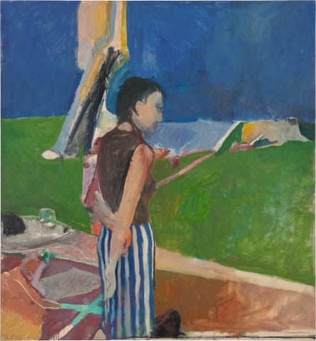 Richard Diebenkorn's Girl On a Terrace, 1956.