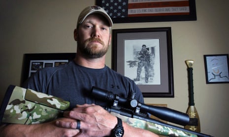 Chris Kyle at home in Midlothian, Texas.