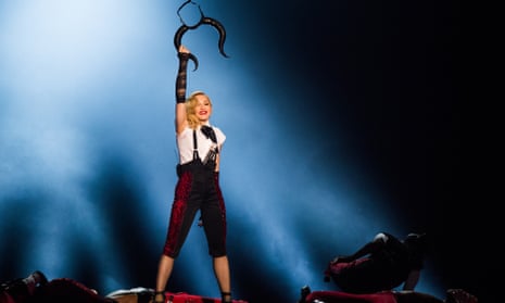 Madonna performs at the Brit awards 2015 in London on Wednesday