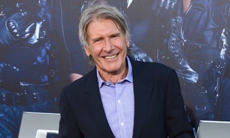 Harrison Ford arrives at a film premiere in Los Angeles, in 2014.