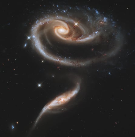 Rose made of Galaxies Hubble
