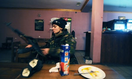 Vitaminka, woman fighting in Ukraine