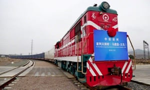 The first China-Europe freight train traveled for 24 days.