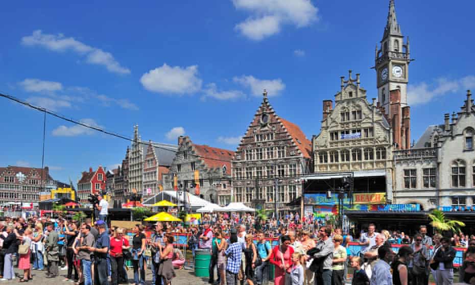 The medieval heart of Ghent is buzzing during the Gentse Feesten.