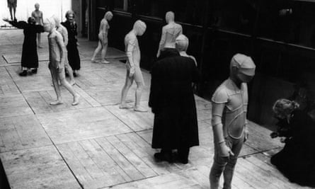 A scene from the Oresteia by Aeschylus, directed by Luca Ronconi in Venice (1972).