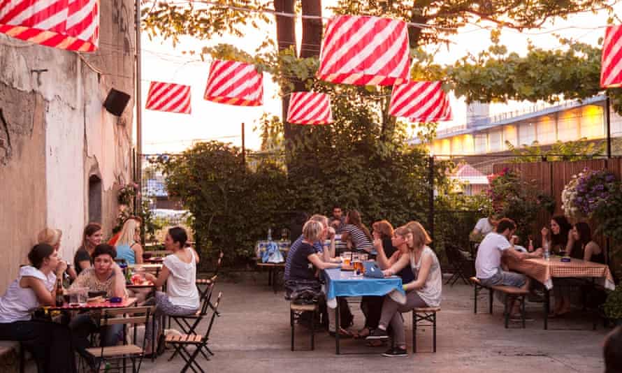 KC Grad, a popular hangout for young travellers and local creatives in Savamala, Belgrade.